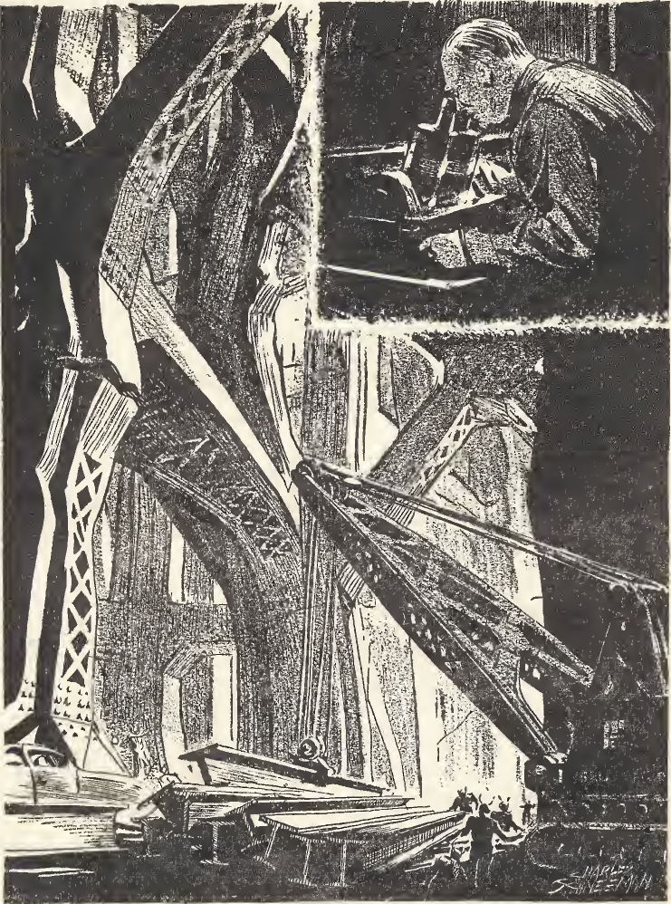 Original black-and-white story illustration from page 47.